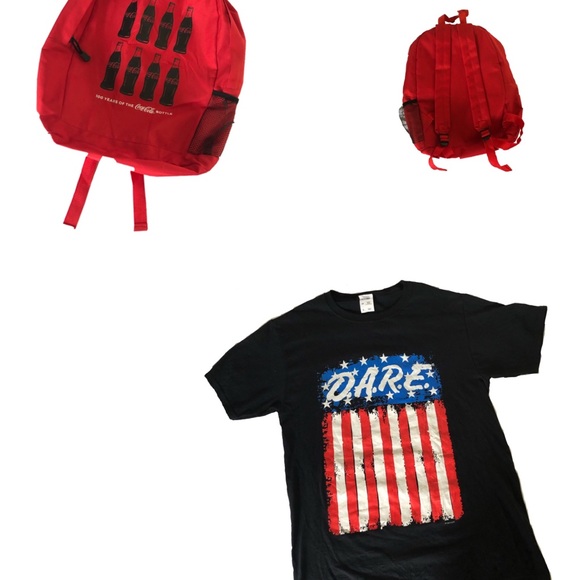 Vintage 90s 🎲 Coca-Cola Backpack 🎒 - Picture 3 of 3